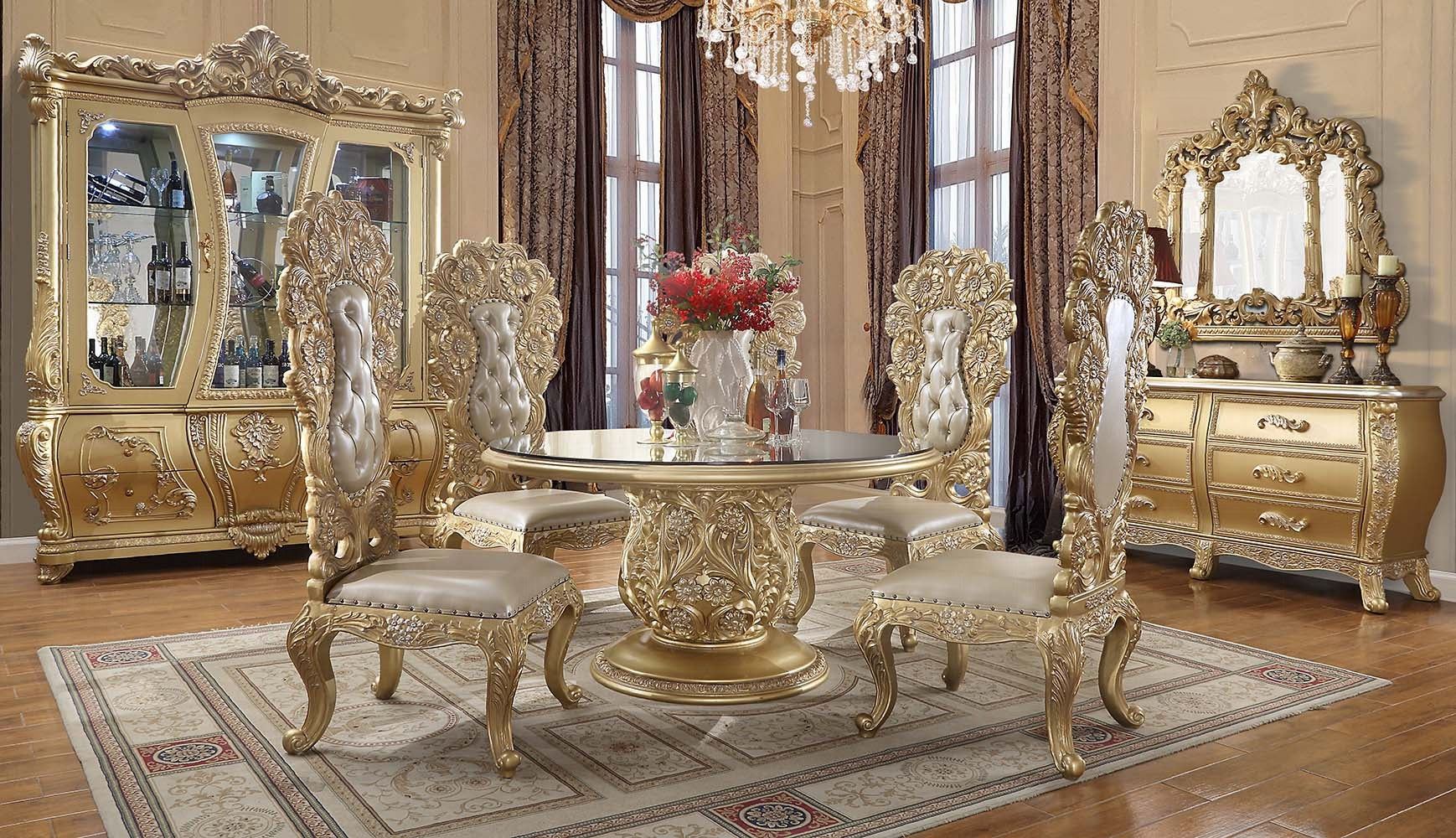 Cabriole Round Dining Table