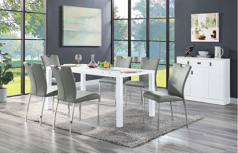 Metal Dining Chair (2Pc)SKU: DN00741