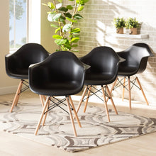 Load image into Gallery viewer, Black Dining Chair 5-(pc)