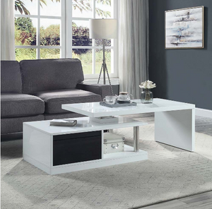 his Buck  table Combining built-in storage and shelving with a lifting top, the table disguises abundance storage space and usability options. The raised lift top provides the perfect surface for you to easily eat or work from your couch while the open c