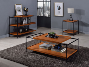 Wood & Metal Dining Table SKU: 85675