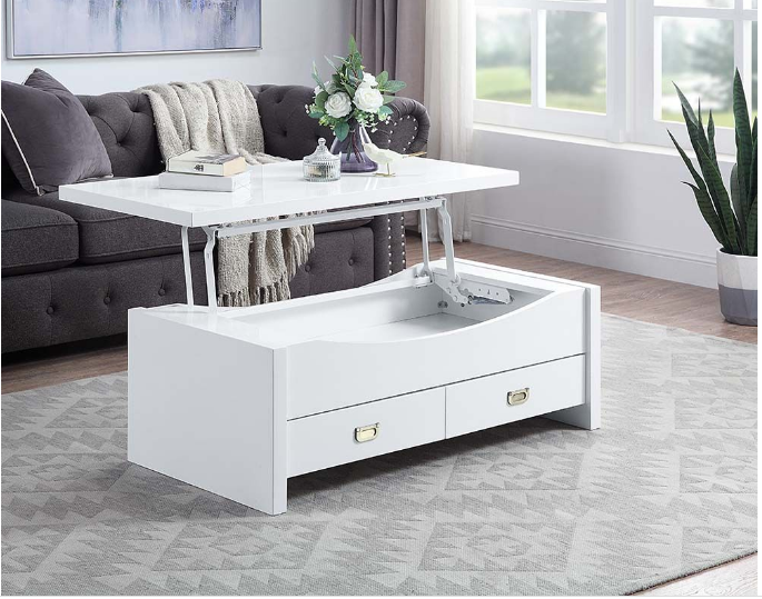 Gloss White Dining Table SKU: LV00885