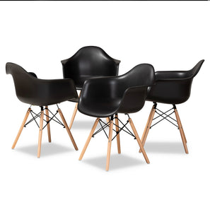 Black Dining Chair 5-(pc)